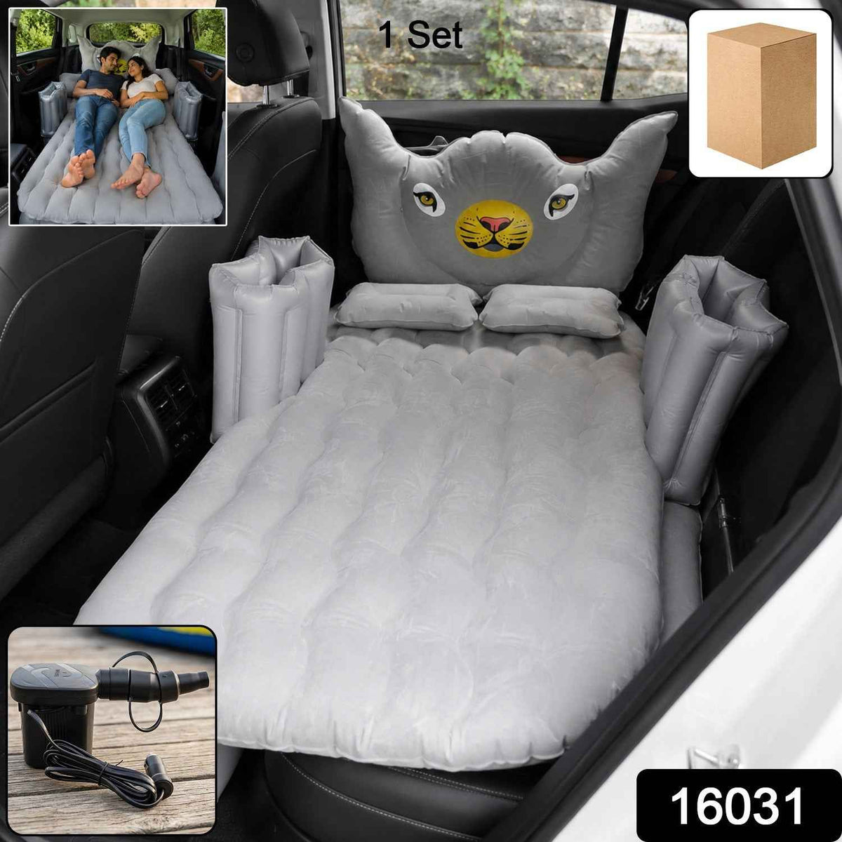 Car Air Mattress Bed Set Ð Portable, Quick-Inflate Travel Bed