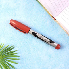 Maroon Permanent Marker Pen – Smooth Bold Ink & Quick-Dry