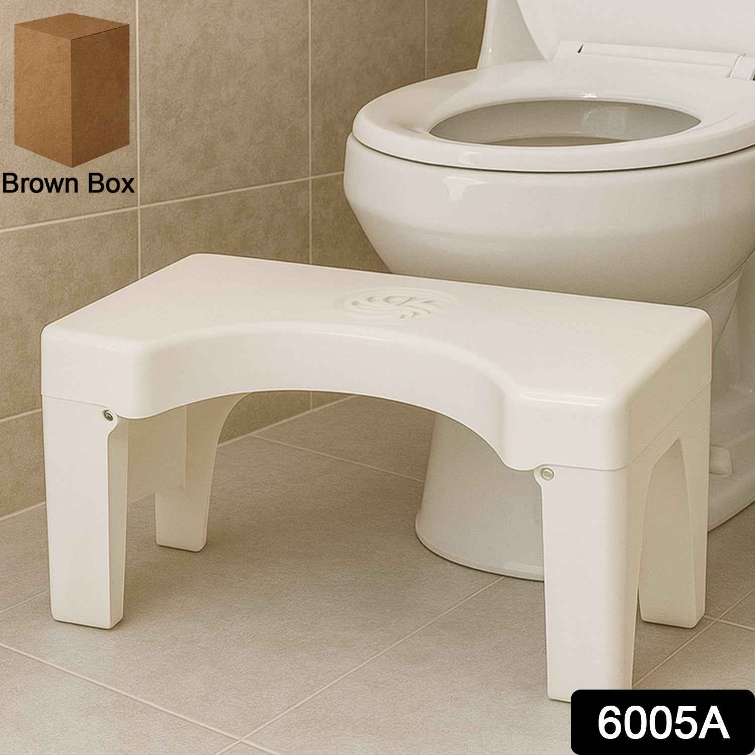 Toilet Squat Stool – Foldable, Non-Slip Bathroom Relief | storenzo