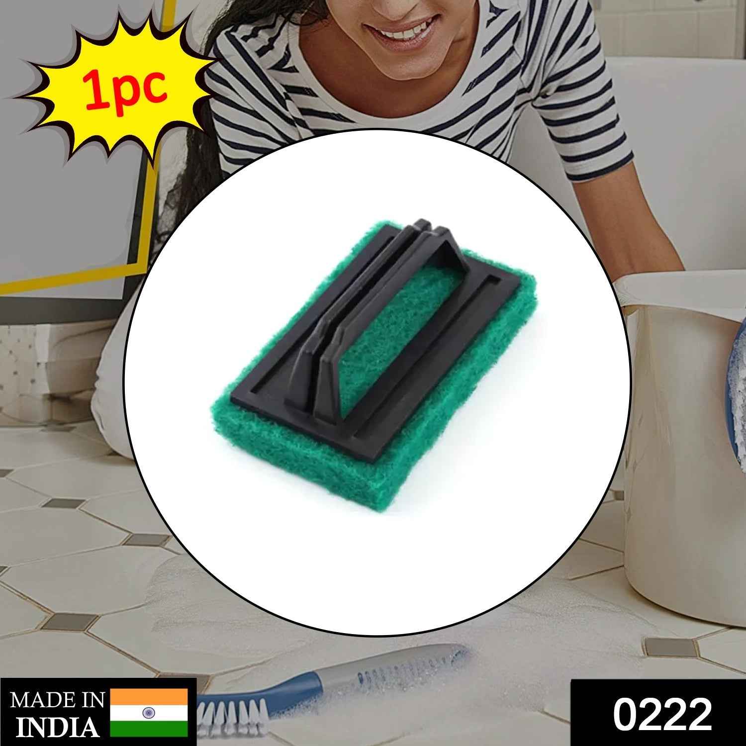 Utensil Scrubber Brush – Heavy Duty Kitchen Cleaning | Quickslice