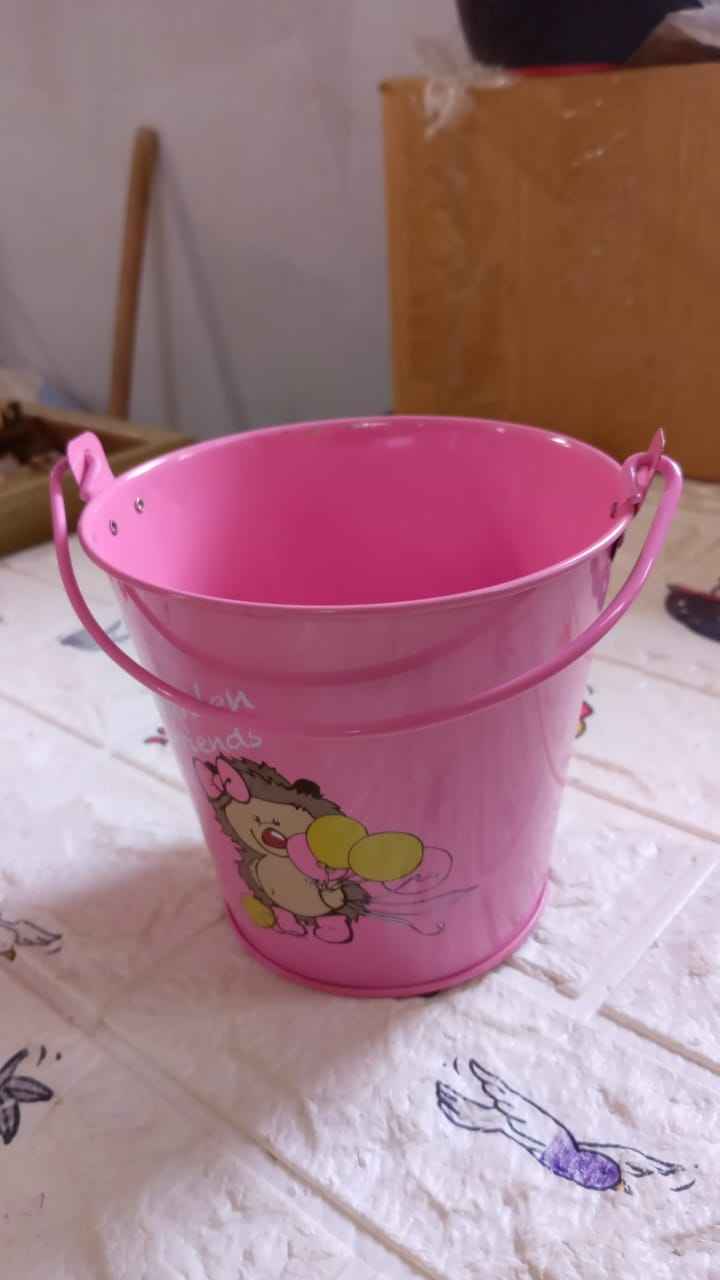 Metal Planter Bucket – Galvanized Decor & Plant Pot, 14cm | Styleva