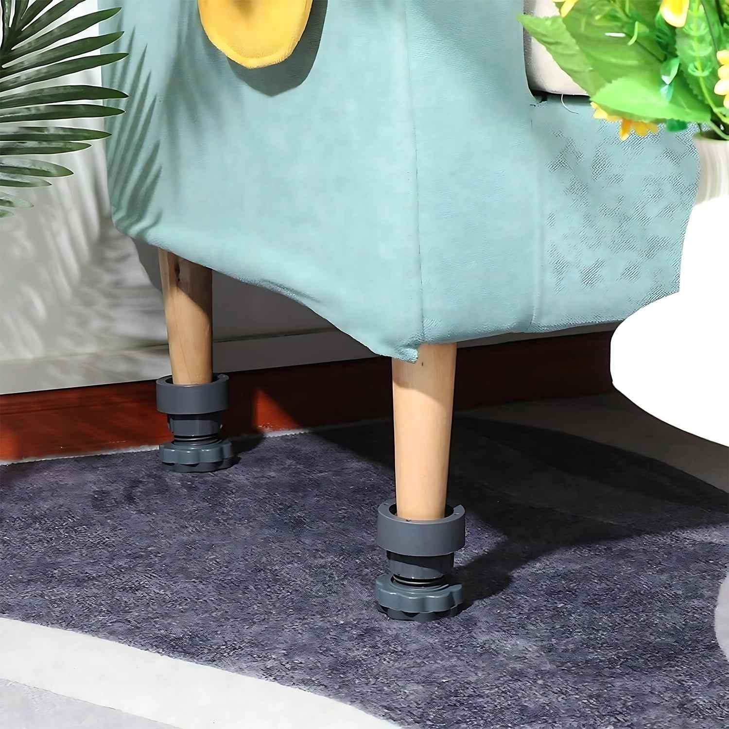 Anti-Vibration Pads for Washing Machines & Refrigerators – Adjustable Height & Stable Base