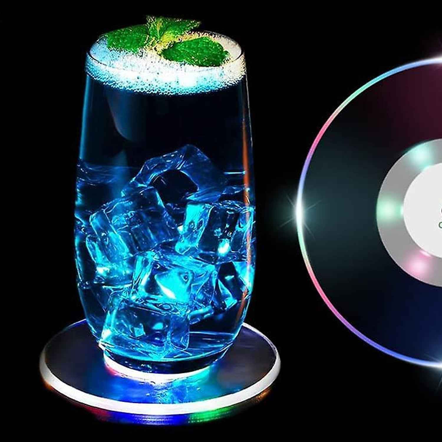 LED Coaster – Ultra-Thin, Waterproof & Non-Slip | Indo Glow