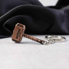 Metal Hammer Keychain – Durable Zinc Alloy Mini Keyring