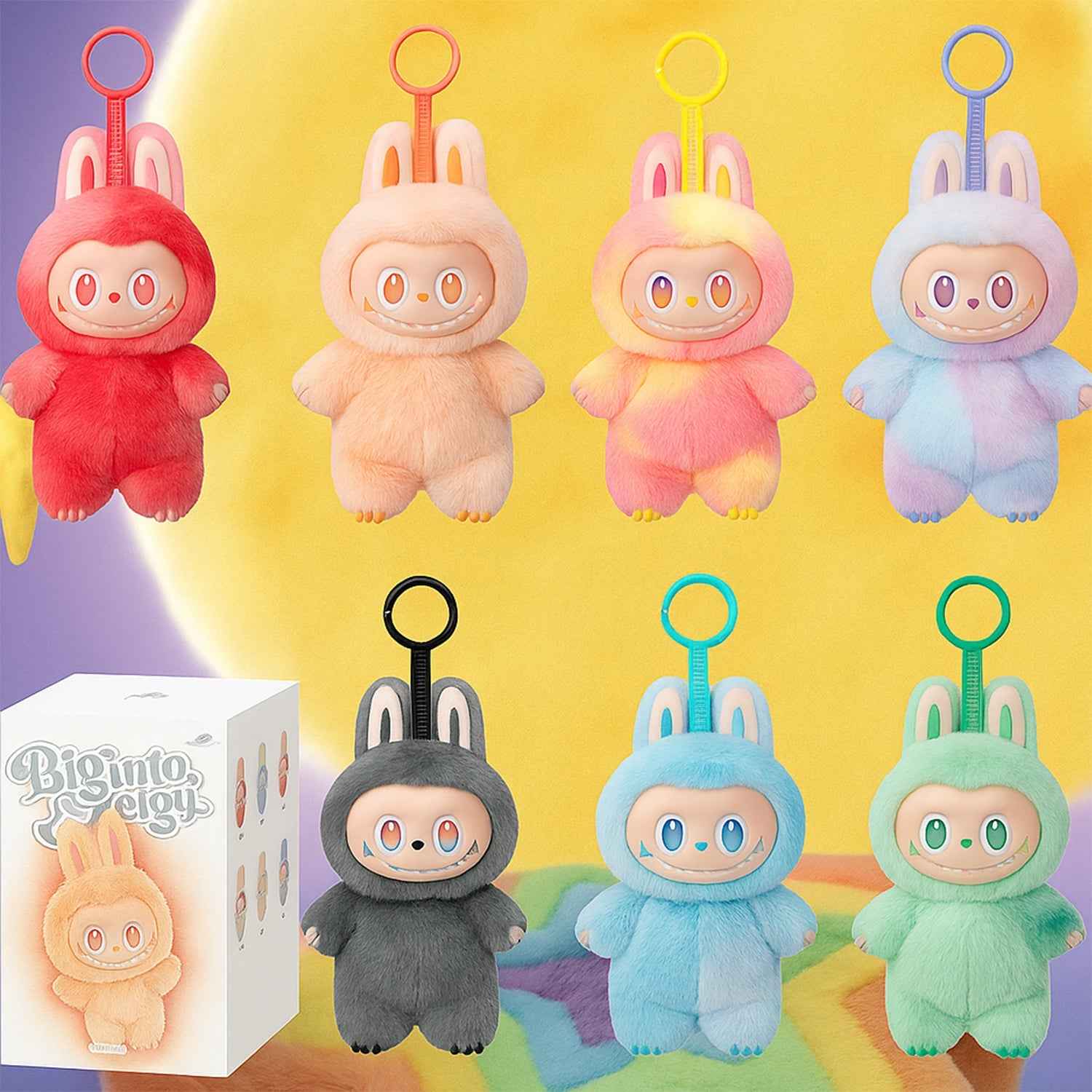 Plush Keychain – Soft Cartoon Animal Toy for Bags