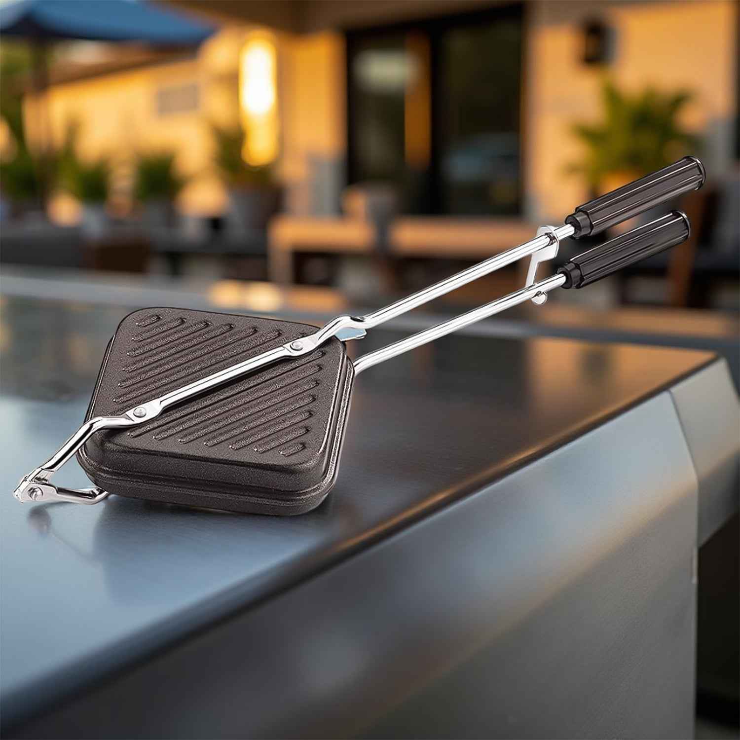 Grill Sandwich Toaster – Heavy Gauge Aluminium with Non-Stick Coating