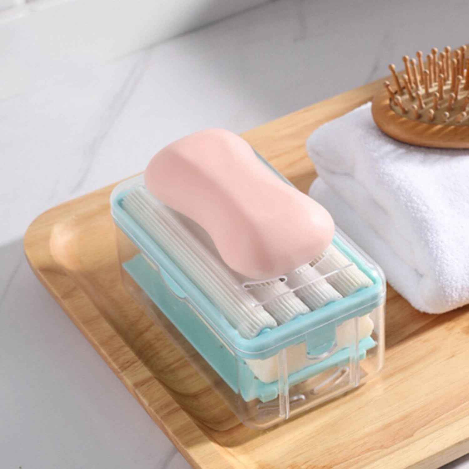 Soap Dispenser – 2-in-1 Portable Foaming with Roller | VelvetBubbles