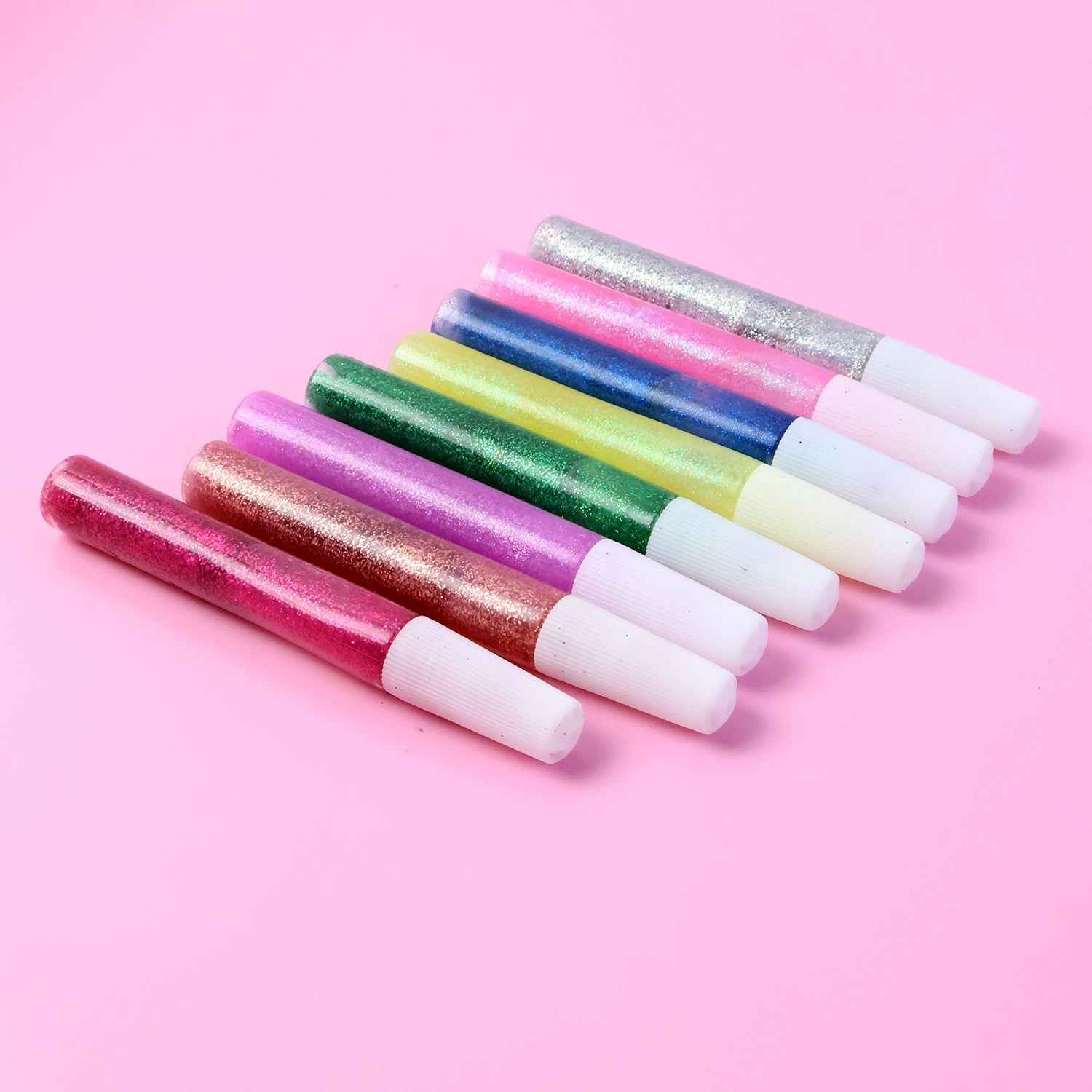 Multi-Color Glitter Craft Glue Pen Set – 8 Vibrant 10 ml Tubes