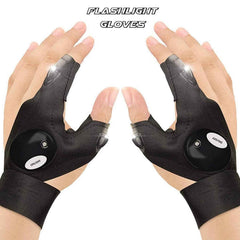 LED Flashlight Gloves – Hands-Free Work & Outdoor Light | Grow Wear