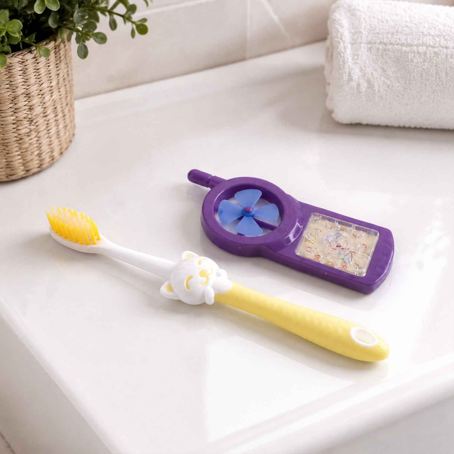 Kids Cartoon Toothbrush Set – Gentle & Fun Oral Care for Kids