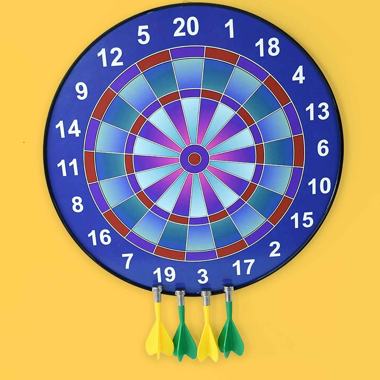 Magnetic Dartboard – Safe Indoor Game Set with 4 Colorful Darts