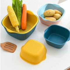 Plastic Washing Bowl – Drainer & Strainer Basket | Vastate