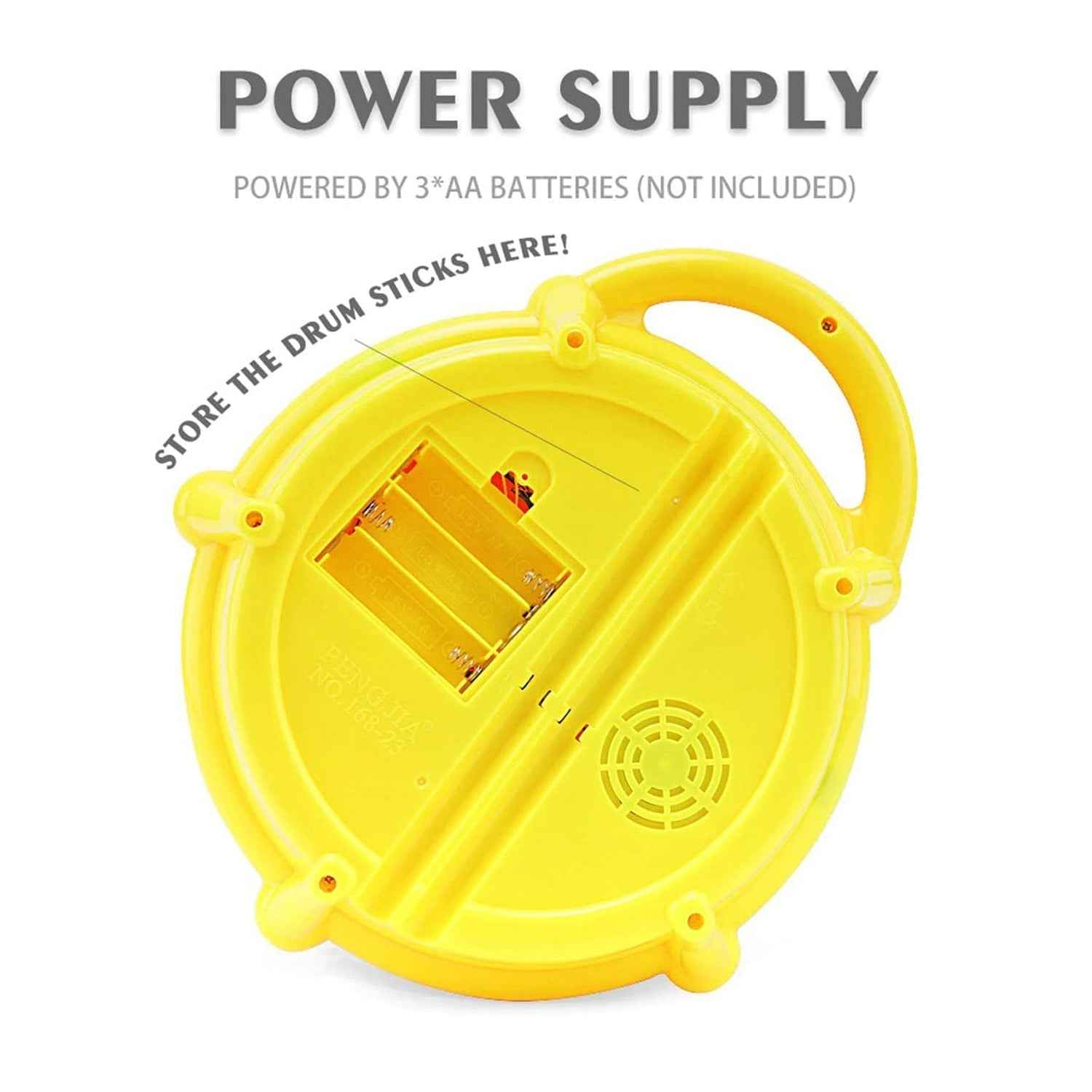 Flash Drum Toy – Light-Up Musical Drum for Kids | Little Learners