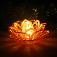 Lotus LED Candle Light – Safe Flameless Decorative Glow