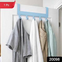 Metal 5 Hook Hanging Rack – Heavy Duty Over Door Hanger