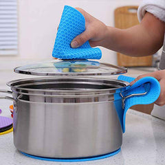 Silicone Hot Pot Mat Set – Heat-Resistant Kitchen Trivets | Bake & Dwell