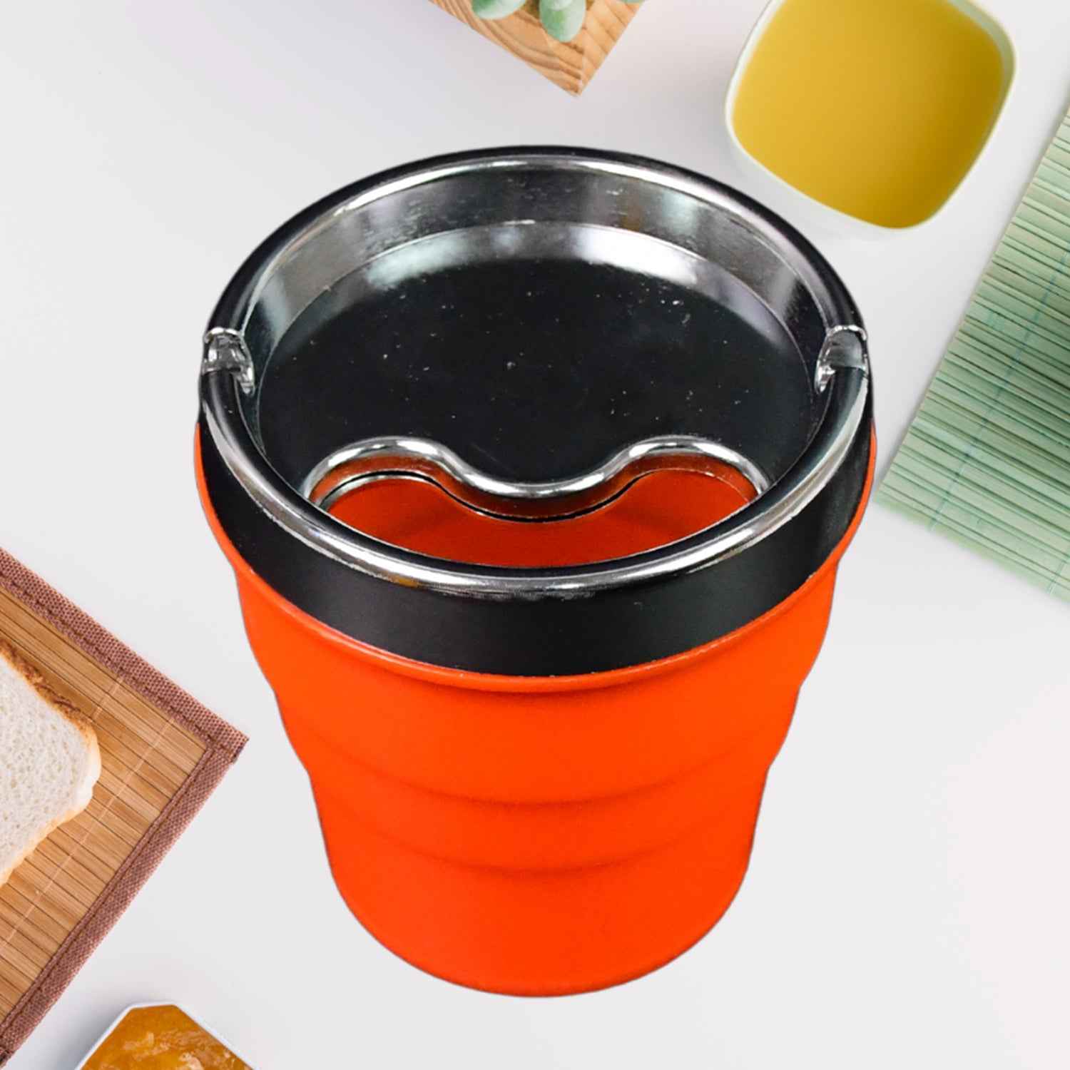 Car Ashtray – Portable Smokeless Cup Holder with Lid | Velvet Wheels