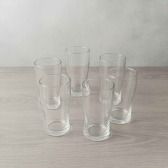 Unbreakable Pitcher Glass Set – Vista 350 ML, 6-Piece Durable Drinkware