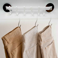 Wall-Mounted Towel Hanger – No-Drill Adhesive Rack | Mini Bubbles