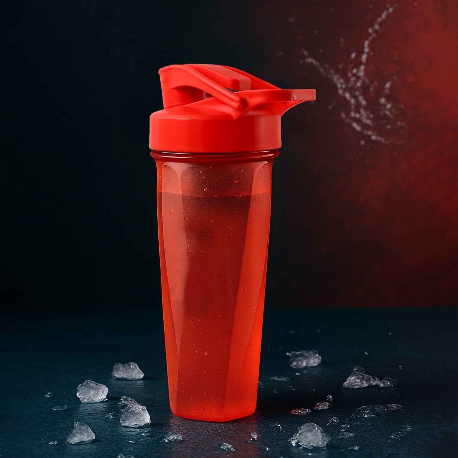 Fitness Shaker Bottle – Manual Stirring with Hand Crank, 800 ML