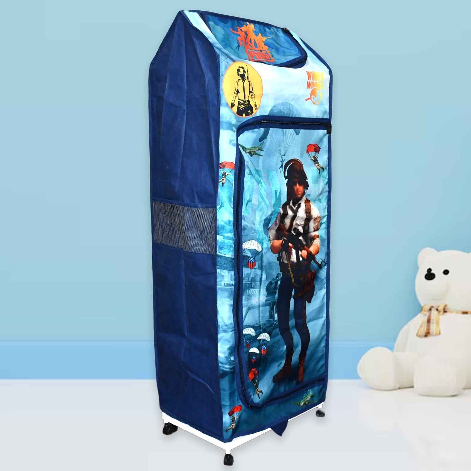 Foldable Baby Wardrobe with 6 Shelves – Durable & Space-Saving