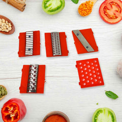 Vegetable Slicer – 6-in-1 Multi-Blade Cutter & Dicer | Quickslice