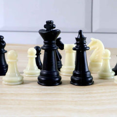 Foldable Magnetic Chess Board - Travel Friendly 24x24 cm