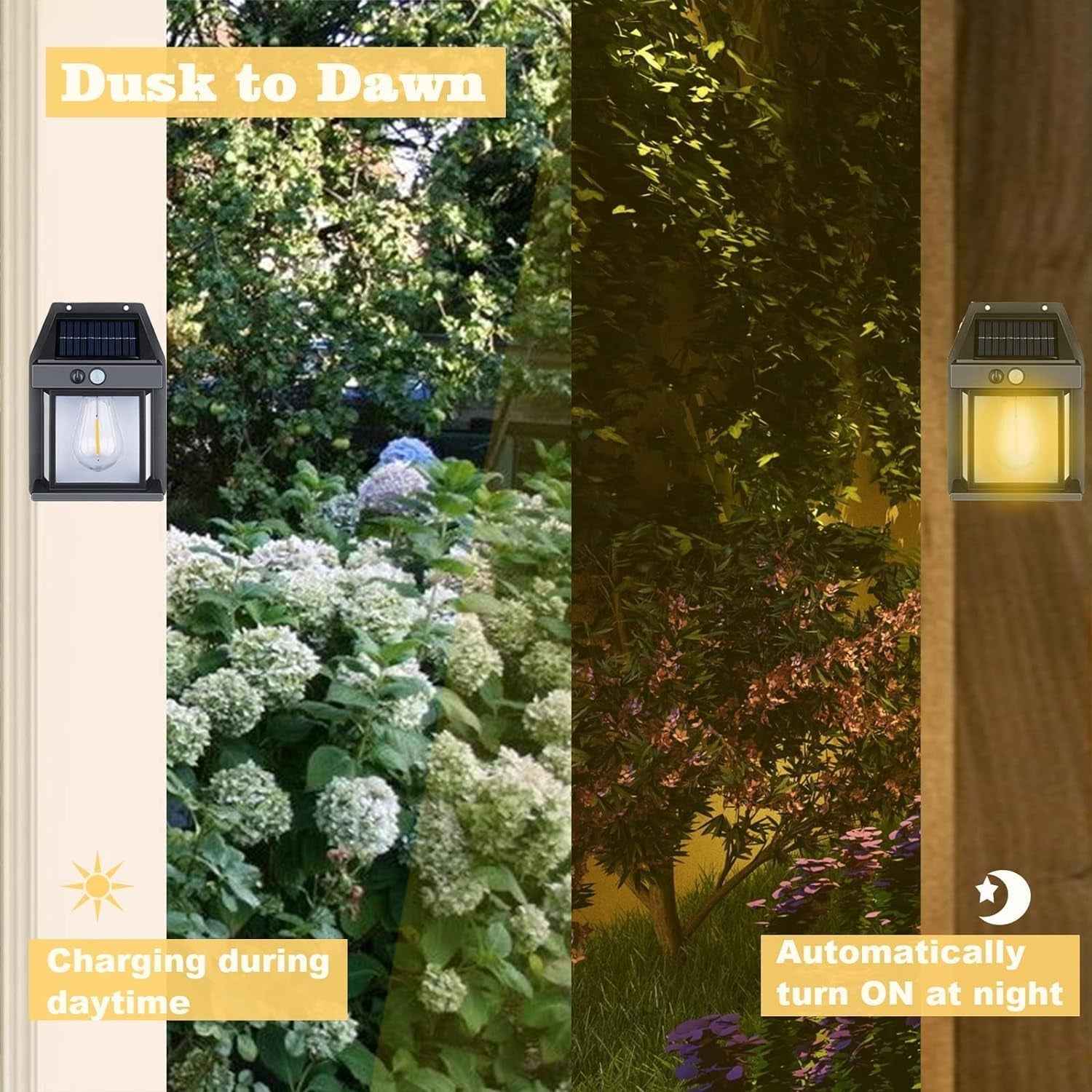 Solar Wall Lamp – Motion Sensor Outdoor Light | Garden Vera