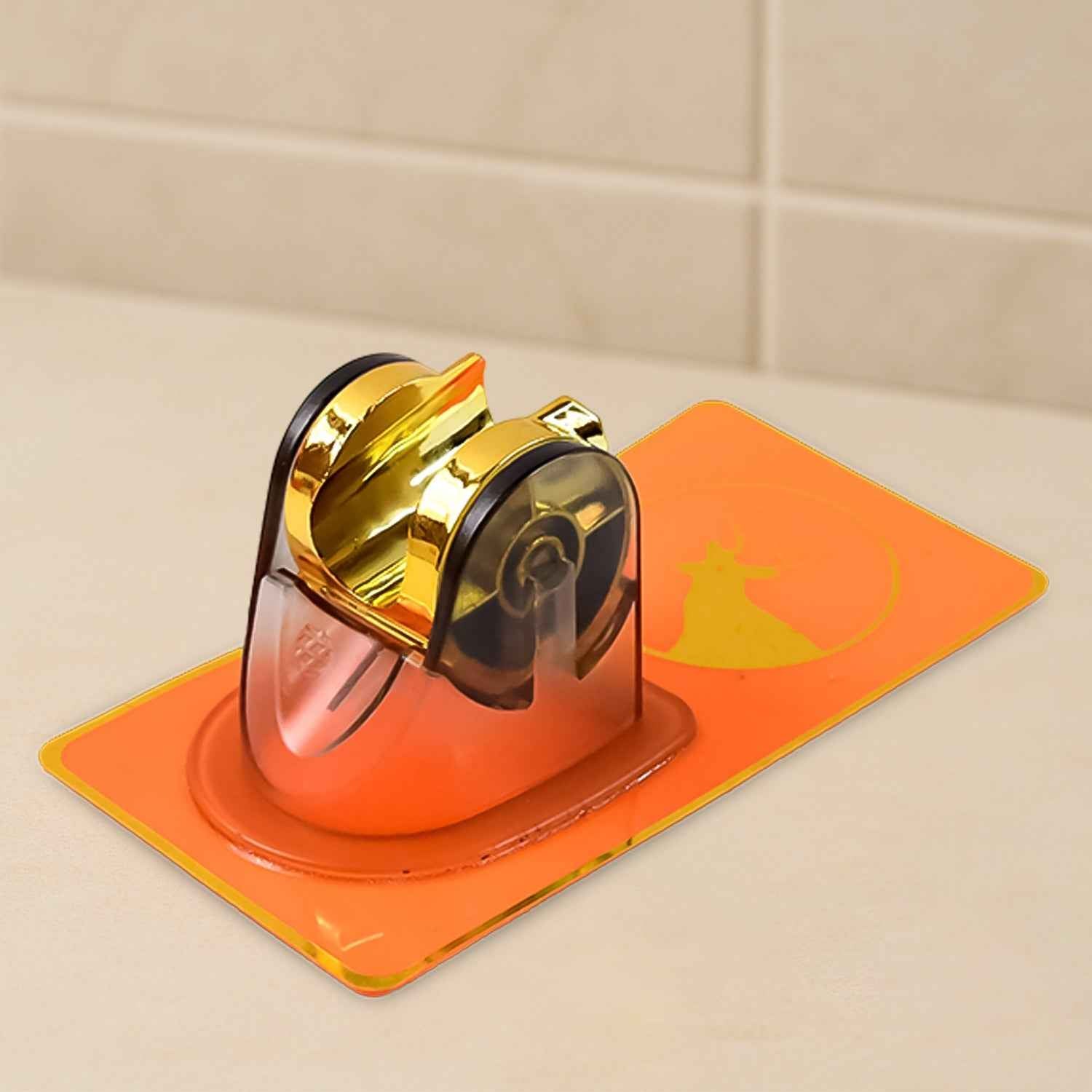 Self-Adhesive Adjustable Shower Head Holder – No-Drill Mount