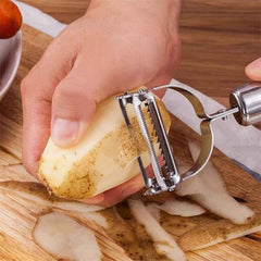 Stainless Steel 3-in-1 Vegetable Peeler Set – Precise & Versatile