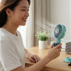 Rechargeable Portable Handheld Mini Fan – USB Charging with Stand