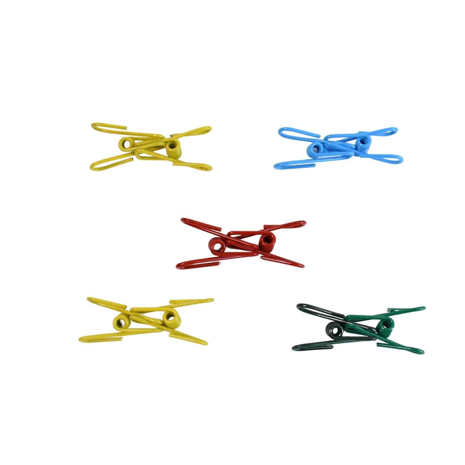 Metal Clothes Pins Clips – Durable Multi-Function Set of 5