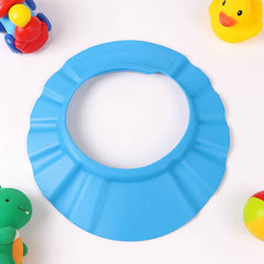 Adjustable Baby Shower Hat – Soft, Splash-Proof Protection