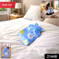Reusable Hot and Cold Water Bag – Cute Cartoon Pain Relief 15x9 cm