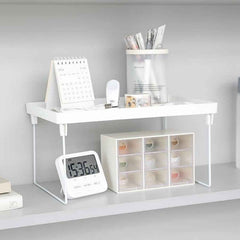 Plastic Organizer Storage Rack – Foldable & Rust-Proof Design