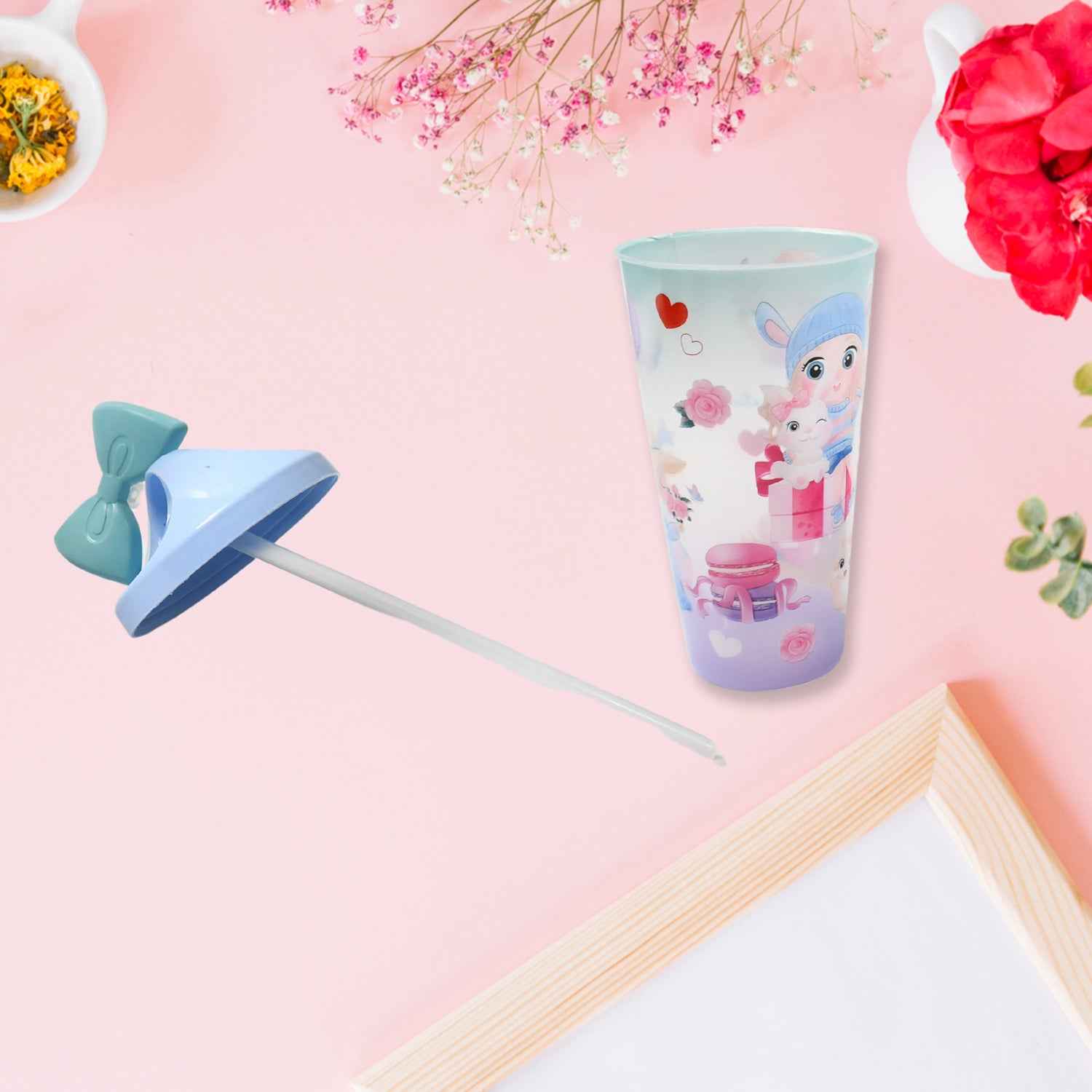 Unicorn Water Bottle – LED Light-Up Spill-Proof Sipper for Kids | TinyTrendy