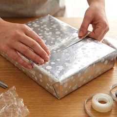 Silver Decorative Gift Wrapping Paper Sheets – 20 Pieces Premium Pack
