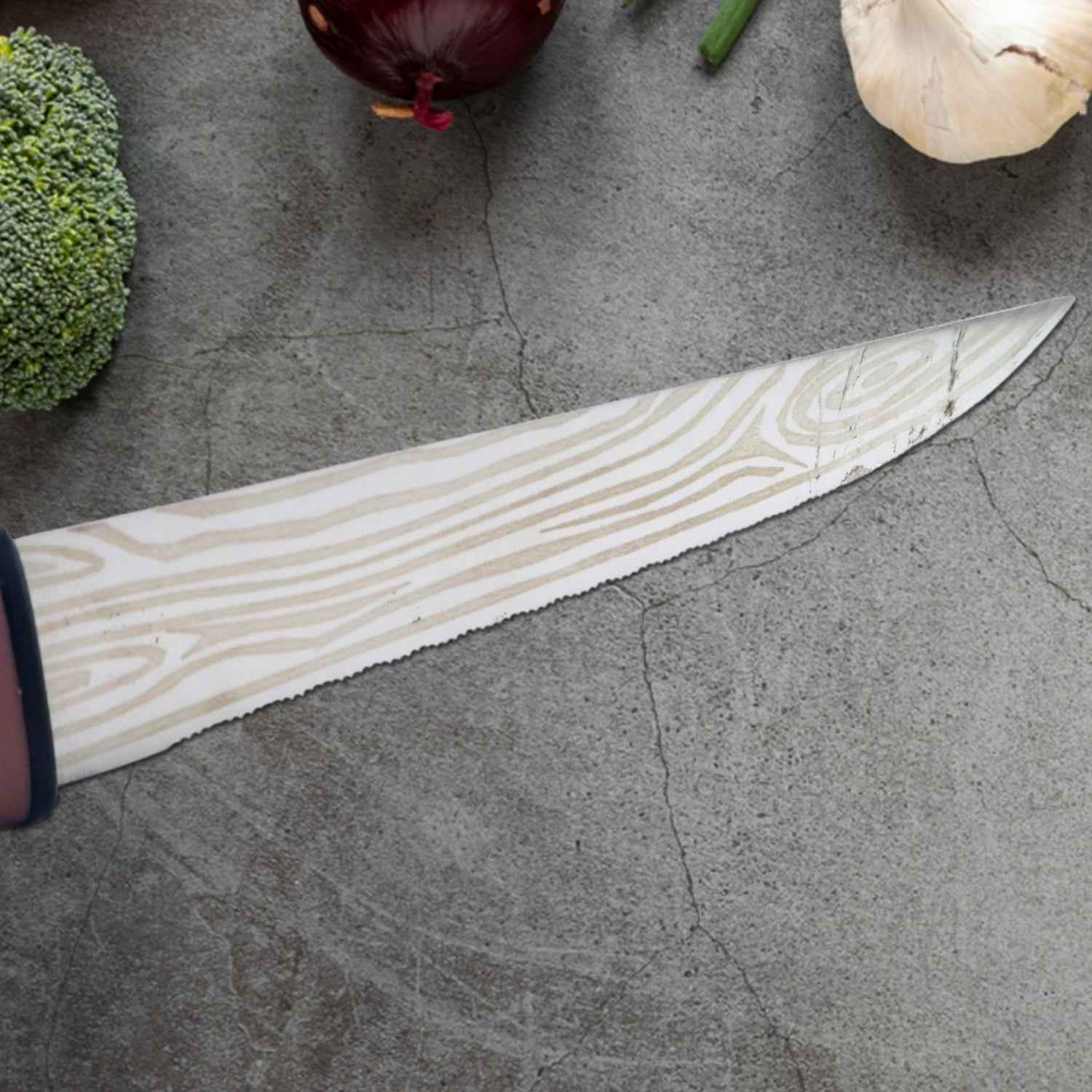 Kitchen Cutting Knife – Sharp Stainless Steel with Ergonomic Grip