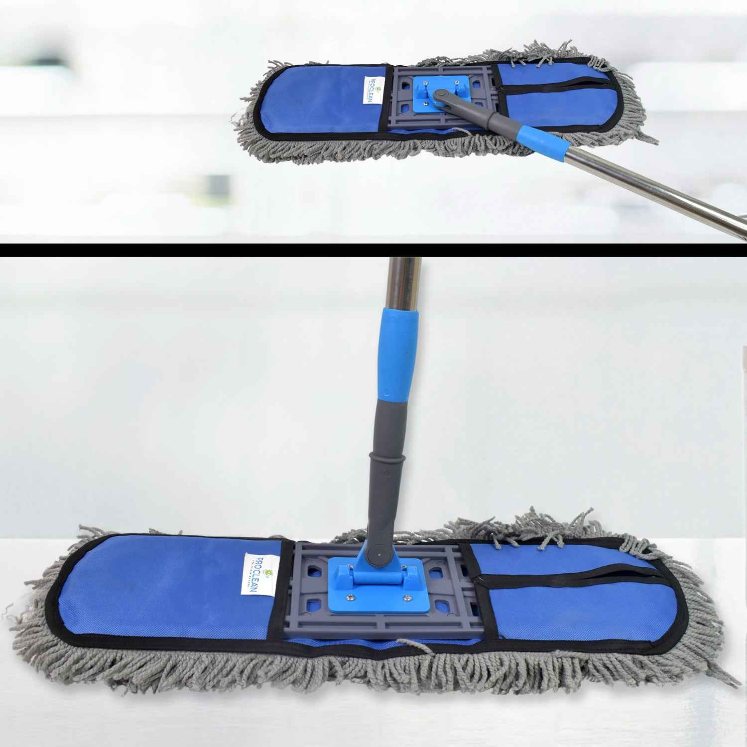 Wet & Dry Floor Mop – Cotton Pad, Aluminium Handle | Pro Clean