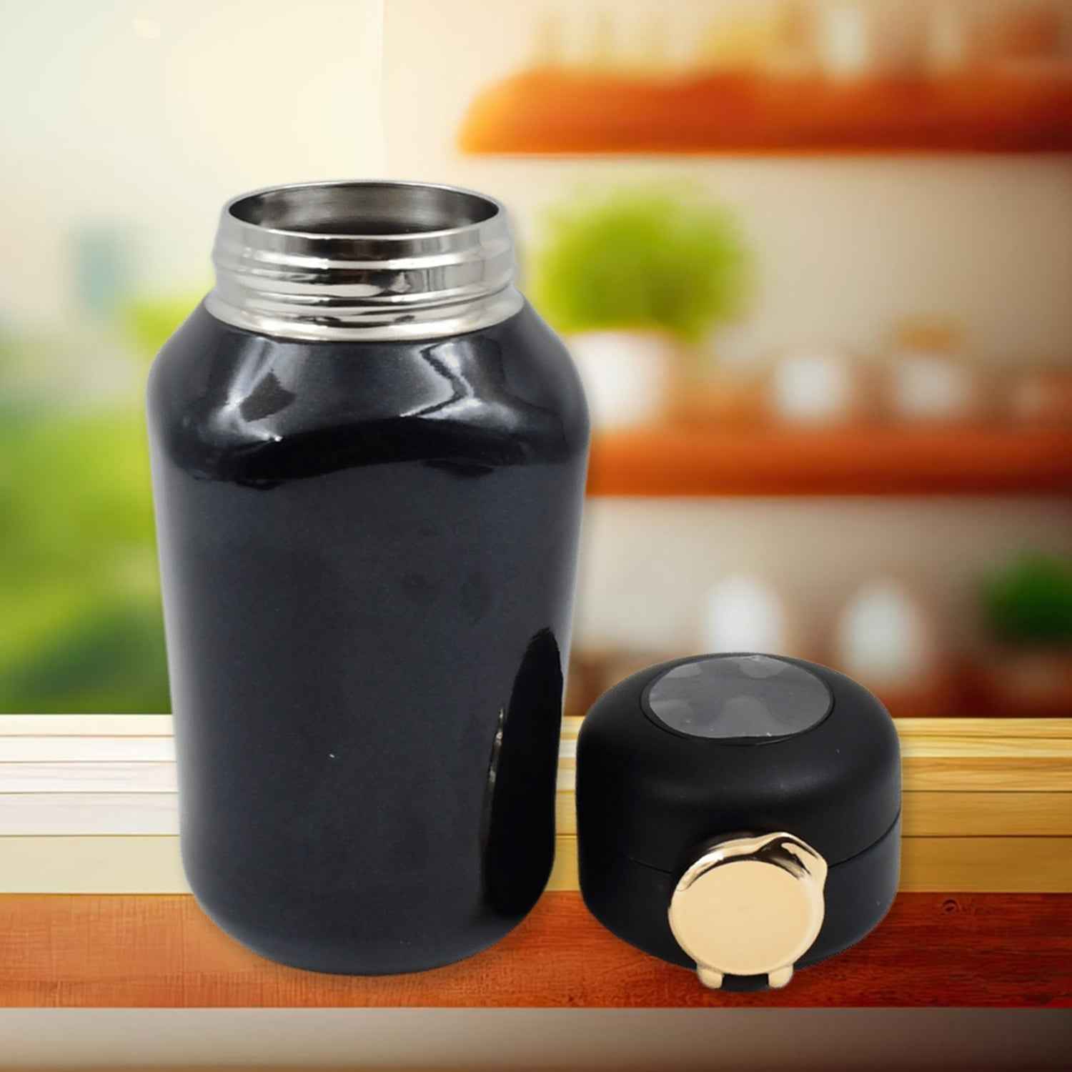 Smart Thermos Bottle 420ML – LED Temp Display, Push Button | Tumblo