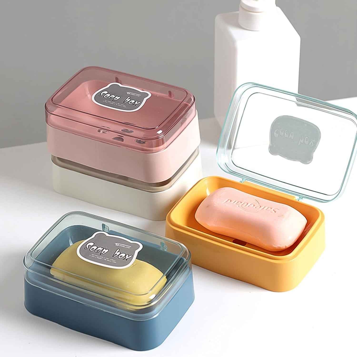 Self-Draining Soap Dish – Portable & Leakproof | VelvetBubbles