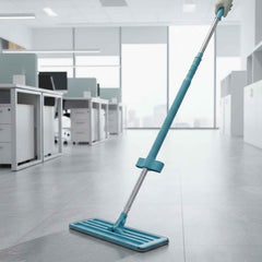 Flat Floor Cleaning Mop – Long Handle & Slim Rectangular Head