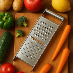 Stainless Steel Grater & Slicer – 3-in-1 Multipurpose Kitchen Tool