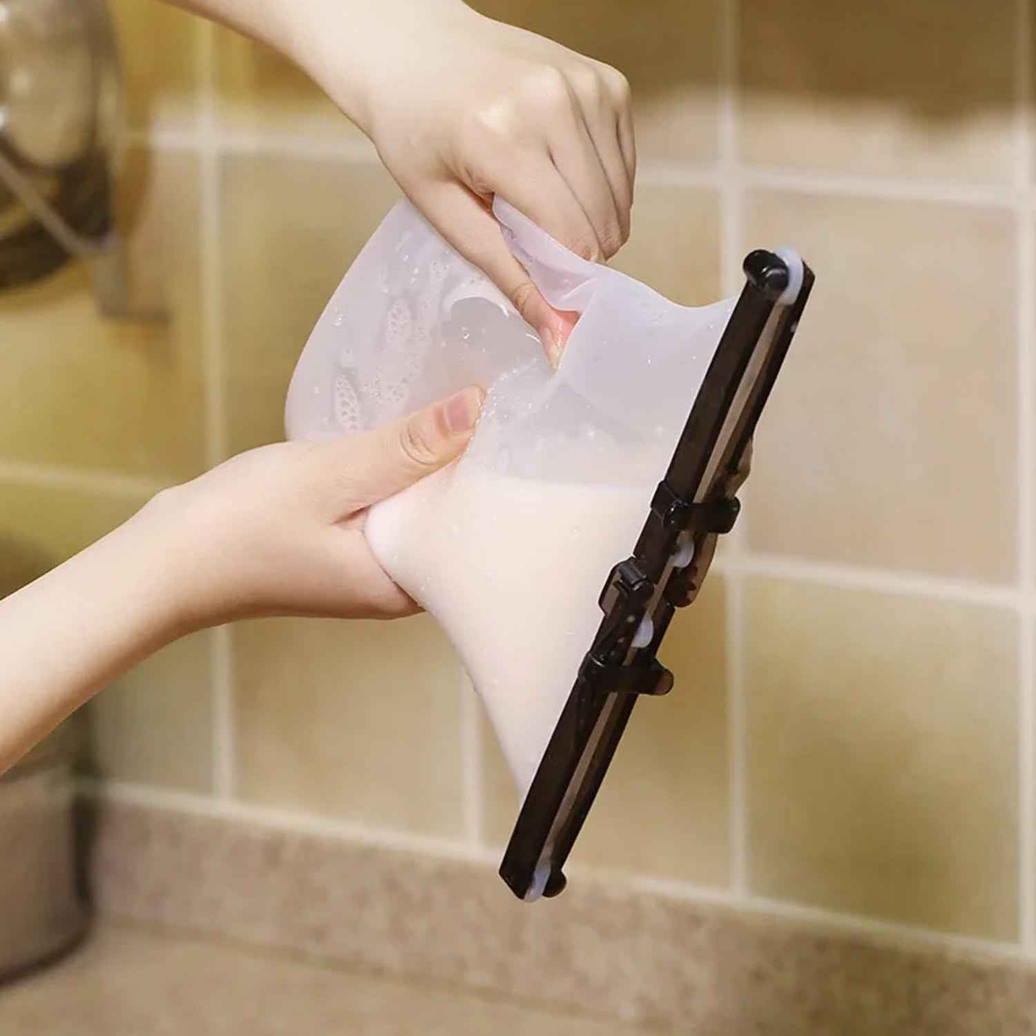 Reusable Silicone Food Storage Bag – Leakproof Flat Bottom | Tidy Table