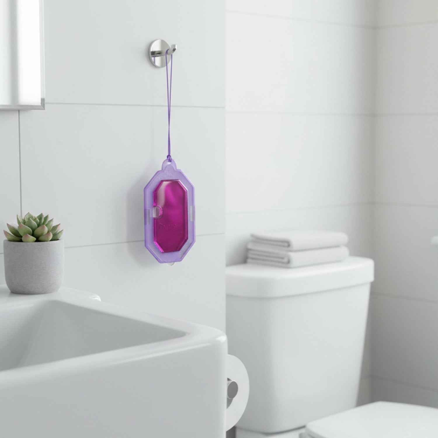 Hanging Lavender Gel Air Freshener – Long Lasting & Compact
