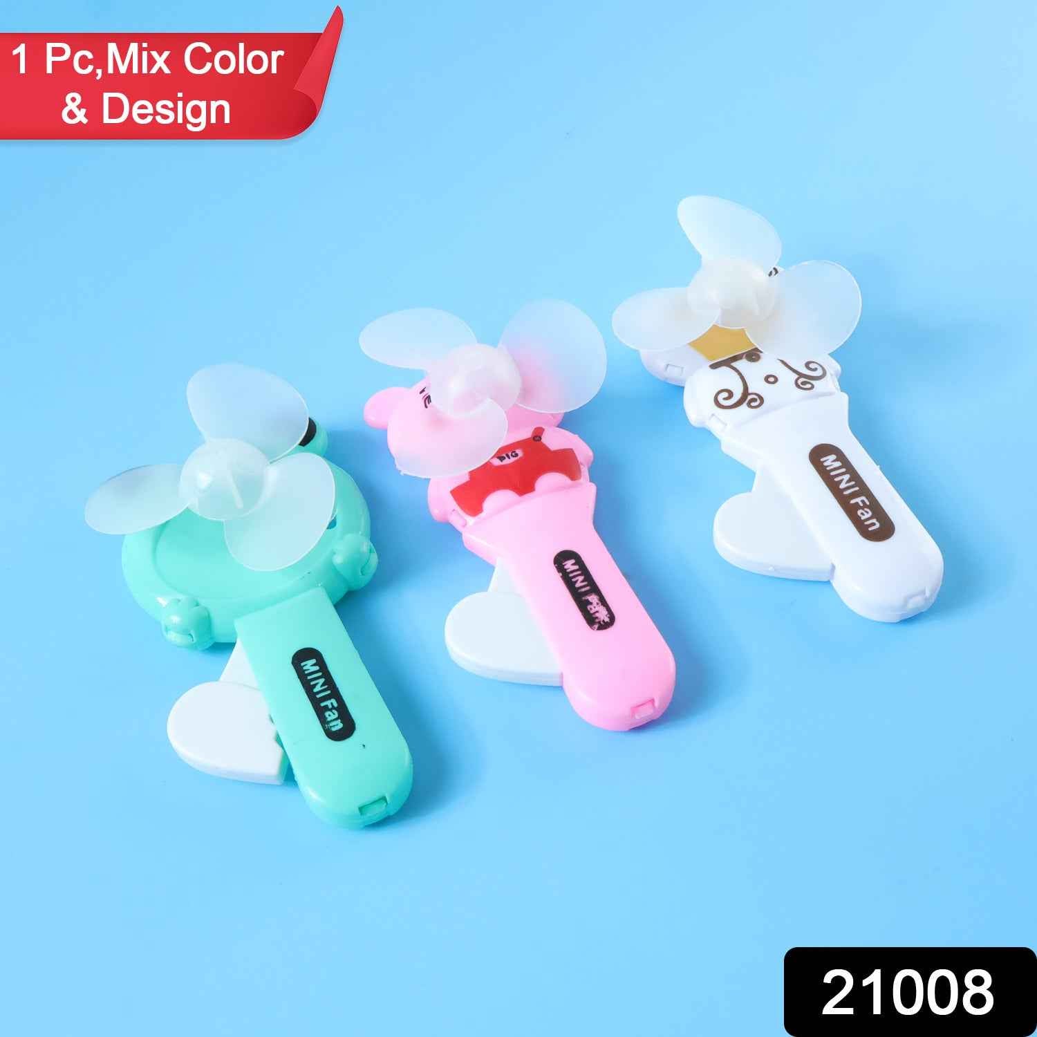 Mini Handheld Fan – Portable Cartoon-Style Personal Cooler