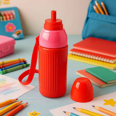 Kids Insulated Water Bottle – 500ml Leakproof with Strap