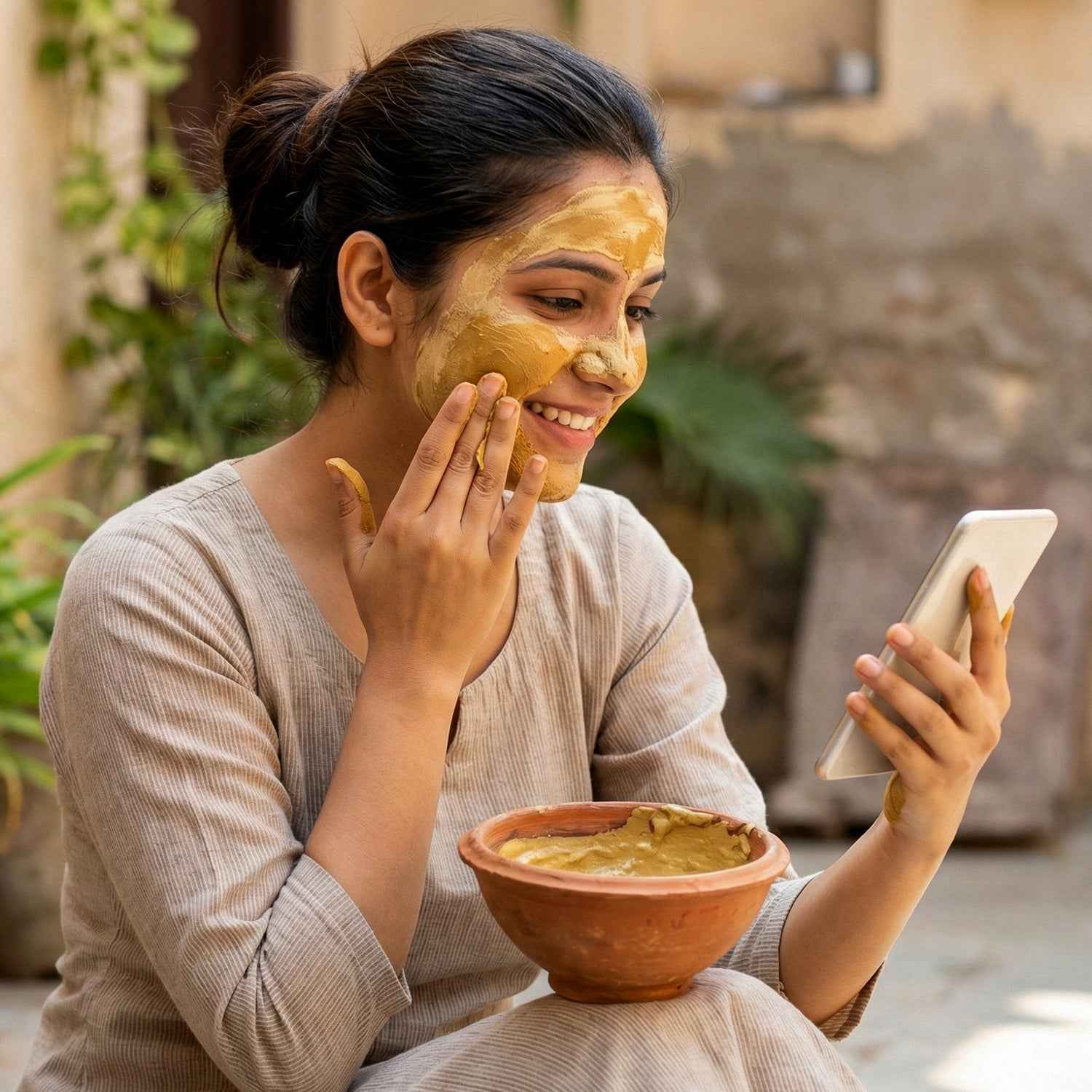 Multani Mitti & Rose Face Pack – Herbal Deep Cleansing 80 gm