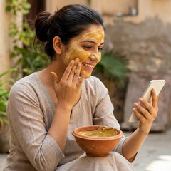 Multani Mitti & Rose Face Pack – Herbal Deep Cleansing 80 gm