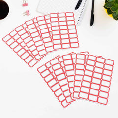 Blank Label Sticker Sheets – Writable, Self-Adhesive 10 Pack